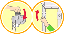 ガス栓の閉止